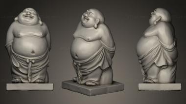 Indian sculptures Fat Buddha 3d model